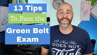 13 Tips to Pass the ASQ Six Sigma Green Belt (CSSGB) Exam