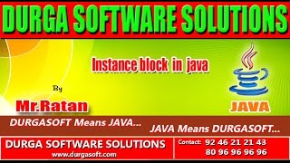 Corejava - Basics- Instance block in java