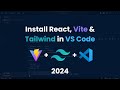 Install React with Vite & Tailwind CSS in VS Code: Step-by-Step Guide!