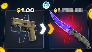 I TURNED $1.00 INTO A KNIFE!!!