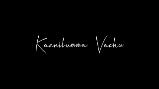 Kannil Umma - Lyrics | Alice In Wonderland | Black Screen Malayalam Song Lyrics