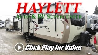 (Sold) HaylettRV.com - 2017 Rockwood Signature Ultra Lite 8328BS Outside Kitchen Couple's Luxury RV