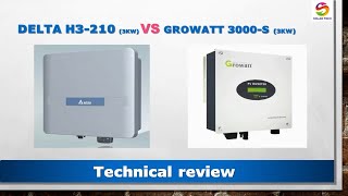Best Solar Inverter Delta Vs Growatt 3KW | Hindi |Technical Review| Subtitles