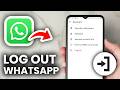 How To Logout WhatsApp Account - Step By Step