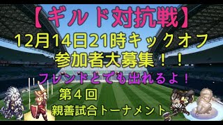 第四回親善試合トーナメント　ギルド対抗戦　二回戦第１試合先鋒戦