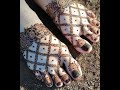 bridal foot mehndi designs for girls 😍 mehndi shortvideo youtubeshorts