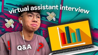 (ENG SUBS) ✅ first time applying as a 📆 virtual assistant | VA interview | Janscena
