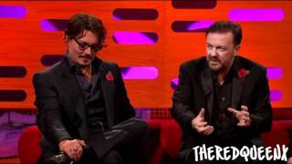 Johnny Depp & Ricky Gervais on the Graham Norton show [2/3]
