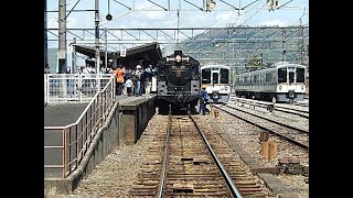 秩父鉄道ＳＬパレオエクスプレス秩父駅発車2021.04.18