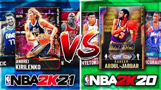THE BEST TEAM IN NBA 2K21 MyTEAM VS. THE BEST TEAM AT THIS STAGE IN NBA 2K20 MyTEAM!! (June)