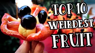 10 OF THE WEIRDEST FRUITS! (I actually tried them!) - The Return