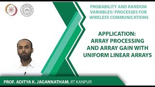 Application: Array Processing and Array Gain with Uniform Linear Arrays