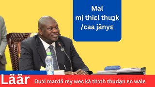 Läär, dr. riek machar cɛɛ lar i̠ nɛ mal mi̠ /caa thuɔ̱k kueŋ piny thi̠n , /ciɛɛ mal 15 May 2023