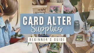 MUST HAVE art supplies to paint MtG and Pokemon cards | Beginners Guide to Alters PART 1