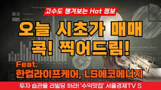 시초가매매, 시초가, 단타, 한컴라이프케어, LS에코에너지, LSELECTRIC, 한화에어로스페이스, 두산에너빌리티, 우진엔텍, 전진건설로봇, 대동기어