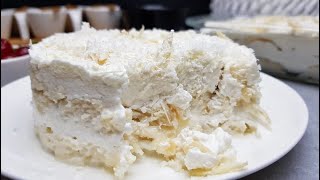 Snow White Pudding -No Gelatin, No Chinagrass, No Cooking, Eggless -Easy Pudding Lighter Than Cloud