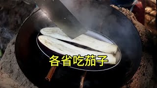 中国各省吃茄子#茄子 #地方特色美食 #我的乡村美食记忆