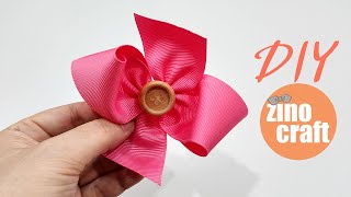 [리본공예/Ribbon craft] - 31. Volume TechniqueㅣDIY hair bow tutorial l How to make a hair clip