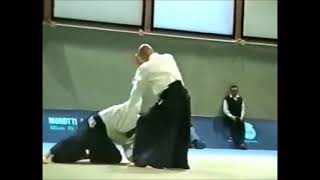 Aikido exhibition  by Yoji Fujimoto - Italy 1995