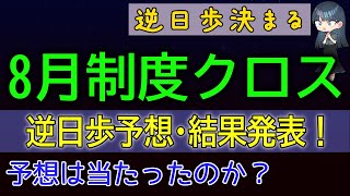 【優待クロス】［制度クロス］ 8月 逆日歩予想 結果発表！大幅下落相場で結果はいかに？9月もやります！！ 初心者 制度信用