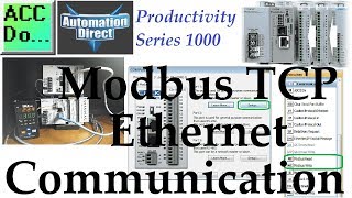 Productivity 1000 Series PLC Modbus TCP Ethernet Communication