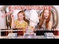 EXTREME 3 Color Tie Dye Challenge *DIY Fun & Easy Tie Dye Shirts! | Sis vs Sis | Ruby and Raylee