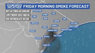 FIRST ALERT: Cold night ahead, areas of smoke return