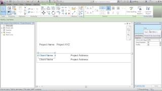 Advanced Revit Architecture 2013 Tutorial | Titleblock