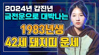 🌟금전운,귀인운으로 대박나는 2024년 42세 돼지띠운세🐷｜갑진년에 1983년생 돼지띠의 운세는 어떻게 흘러갈까??🌟