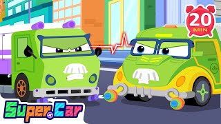 The Real and Fake Sprinklers & More Super Car Cartoons | Kids Cartoons | Cars Wo