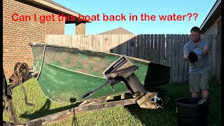 Time for the first PROJECT BOAT installment!! (Can I restore this boat back to its fishing days?)