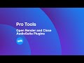 Open Render and Close AudioSuite Plugins with SoundFlow