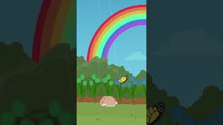 Rainbow Song & Humpty Dumpty #shorts #kids #nurseryrhymes #kidssongs #lullaby #kindergarten #child