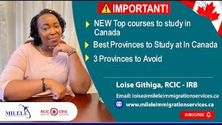 Top Courses To Study In Canada - Best Provinces to Study at and 3 Provinces to Avoid