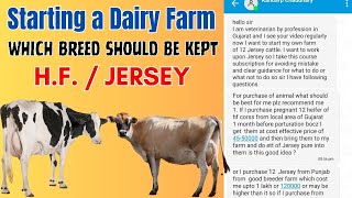 Jersey Vs HF which breed is best जर्सी या एच. एफ. किस ब्रीड से शुरू करें फार्म Ali Veterinary Wisdom