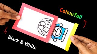 Black & White to Colourfull Magic toy | Easy paper toy | homemade Colour changing toy | prank toy