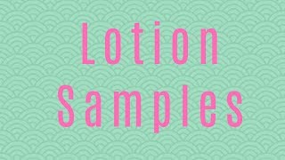 Nivea and L'oreal lotion sample try on