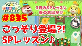 こっそりSPレッスン登場？！【ポケ森】#835 3月のSPレッスン★春のお出かけ登場