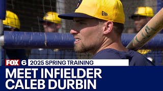 New infielder hopes to lead Brewers to new heights | FOX6 News Milwaukee