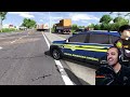 a prf me parou e mandou arrancar uma peÇa vida de caminhoneiro 77 euro truck simulator 2