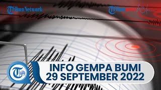 Info Terkini BMKG, Gempa Bumi Guncang Darat Gunungkidul Yogyakarta Kamis 29 September 2022