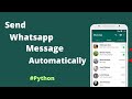 How to send Whatsapp message automatically using python