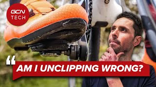 How Do You Successfully Unclip From Your Bike Pedals? | GCN Tech Clinic