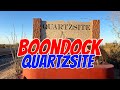 So you want to Boondock Quartzsite!! Keep it simple!!