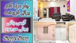 4- Marla Single Story House for Sale near Shalimar College Road Ghousia Chowk Lahore