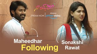Maheedhar following Sonakshi Rawat | Naa Love Story Movie Streaming on Amazon Prime | Silly Monks