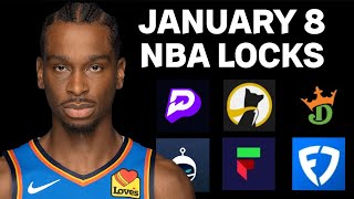 (35-0🔥) NBA PRIZEPICKS Today | Week 12 (01/08/25) | FREE NBA Best Bets, Predictions and Player Props