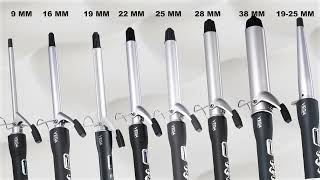 Introducing the Range of Vega Professional Pro Cera Curls | Hair Curler | Barrel size 9mm to 38 mm