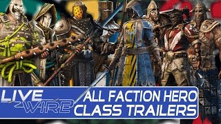 For Honor All Faction Classes Trailers – Knight, Viking, Samurai Faction Class Trailers in For Honor