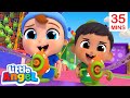 Baby John Carnival Competition vs Manny | Little Angel Kids Songs & Nursery Rhymes
